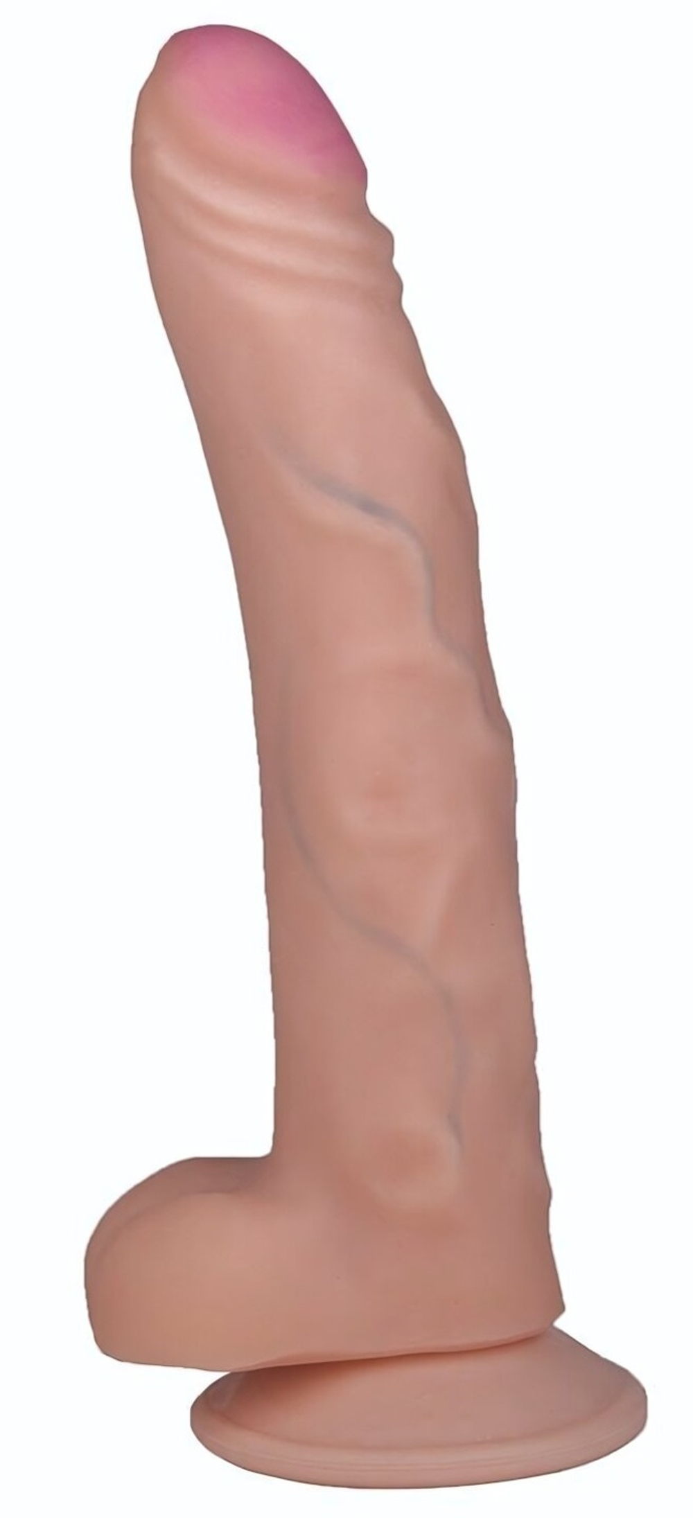 Фаллоимитатор REAL Standard с присоской - 21,3 см. (Цвет: телесный)