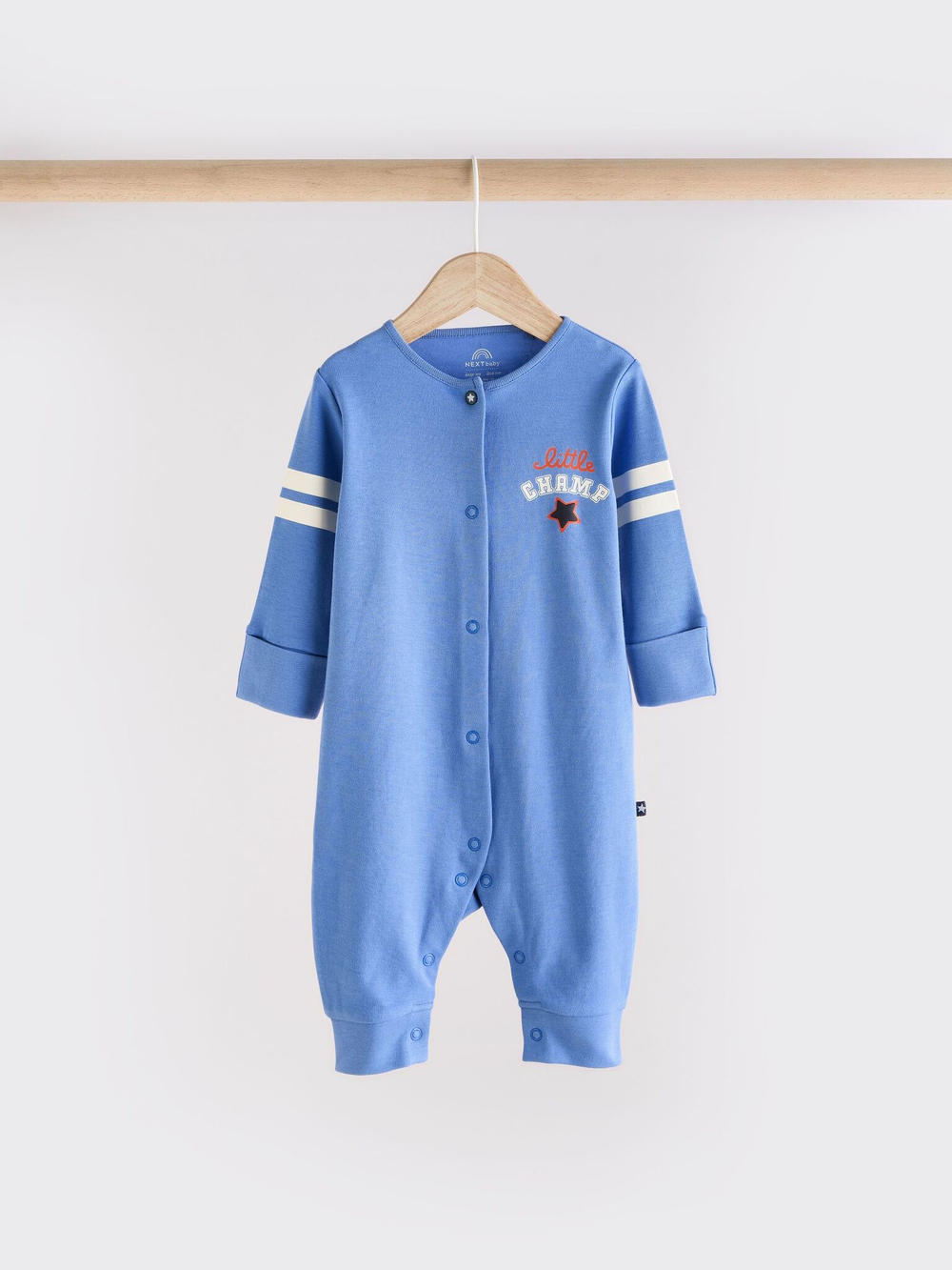 Комбинезон / Cлип для малышей Next N26-368, 3 шт., Синий, Серый