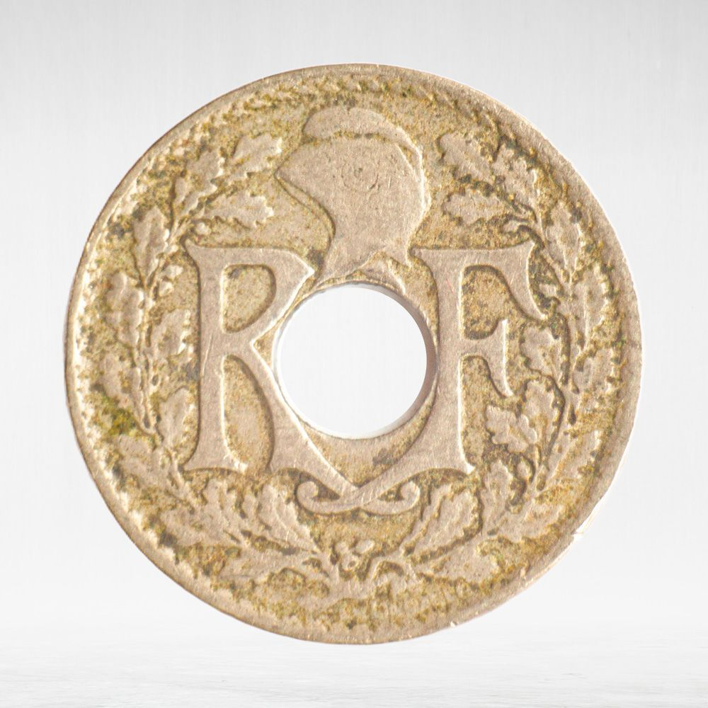 France, 10 Centimes 1922, VF