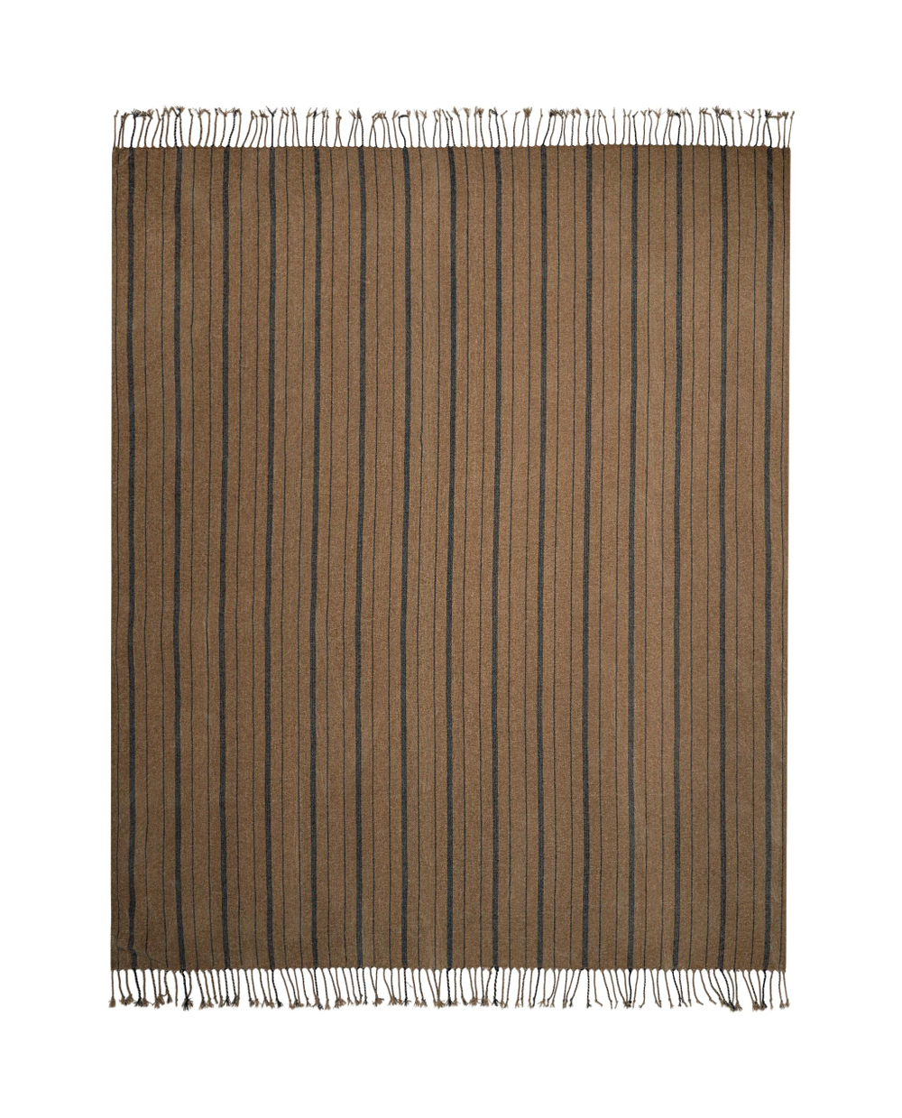 Zara Home плед из полиэстера, в полоску, 140x190 см