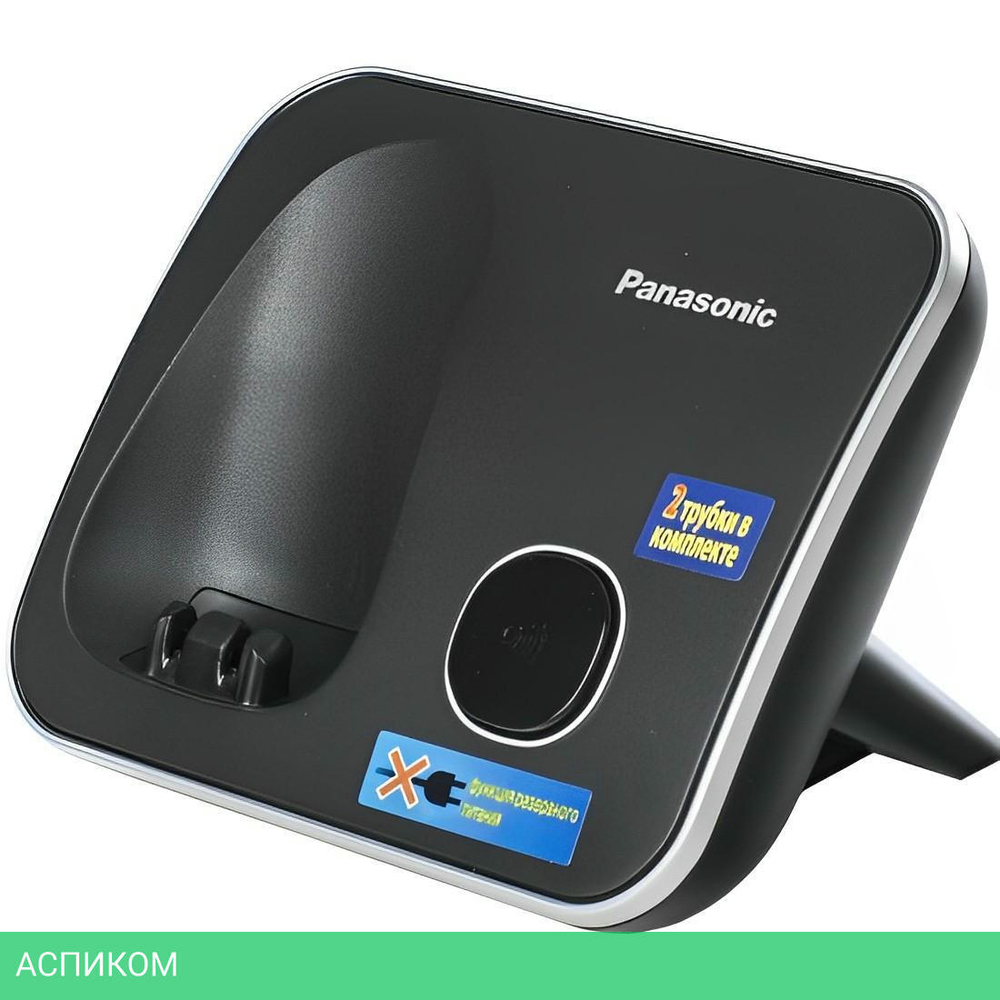 Радиотелефон DECT Panasonic KX-TG6812RU черный