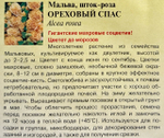 Мальва Ореховый спас 0,2 г СМЦ-948