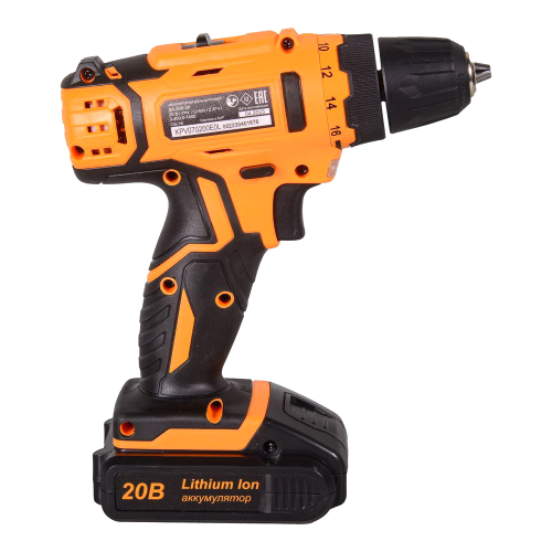 Дрель-шуруповерт аккумуляторная Вихрь ДА-20Л-2К