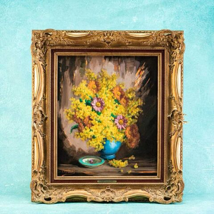 Винтаж: Винтажная картина «Натюрморт»