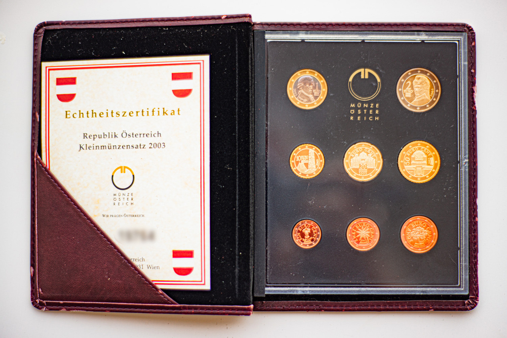 Austria 2003 Proof Coin Set