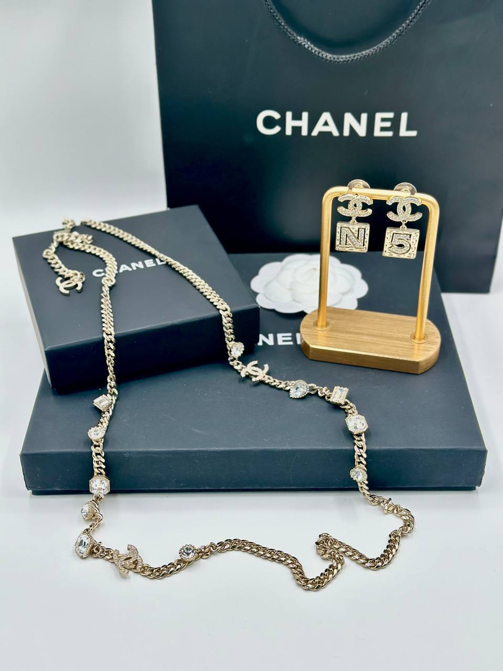 Серьги CHANEL