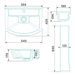 УМЫВАЛЬНИК DECO ECONOMIC