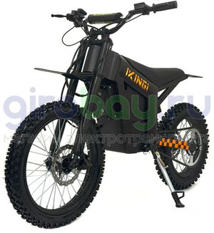 Электромотоцикл IKINGI WISH 01 1500W (52V/30Ah) - Чёрный фото №1
