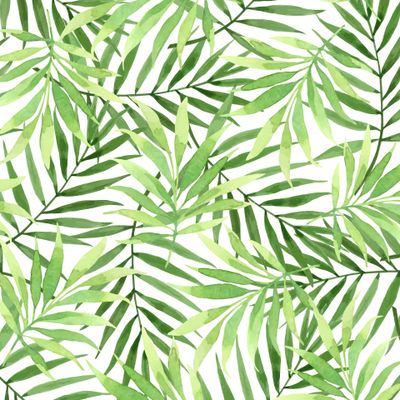 Тропики, узор с крупными листьями