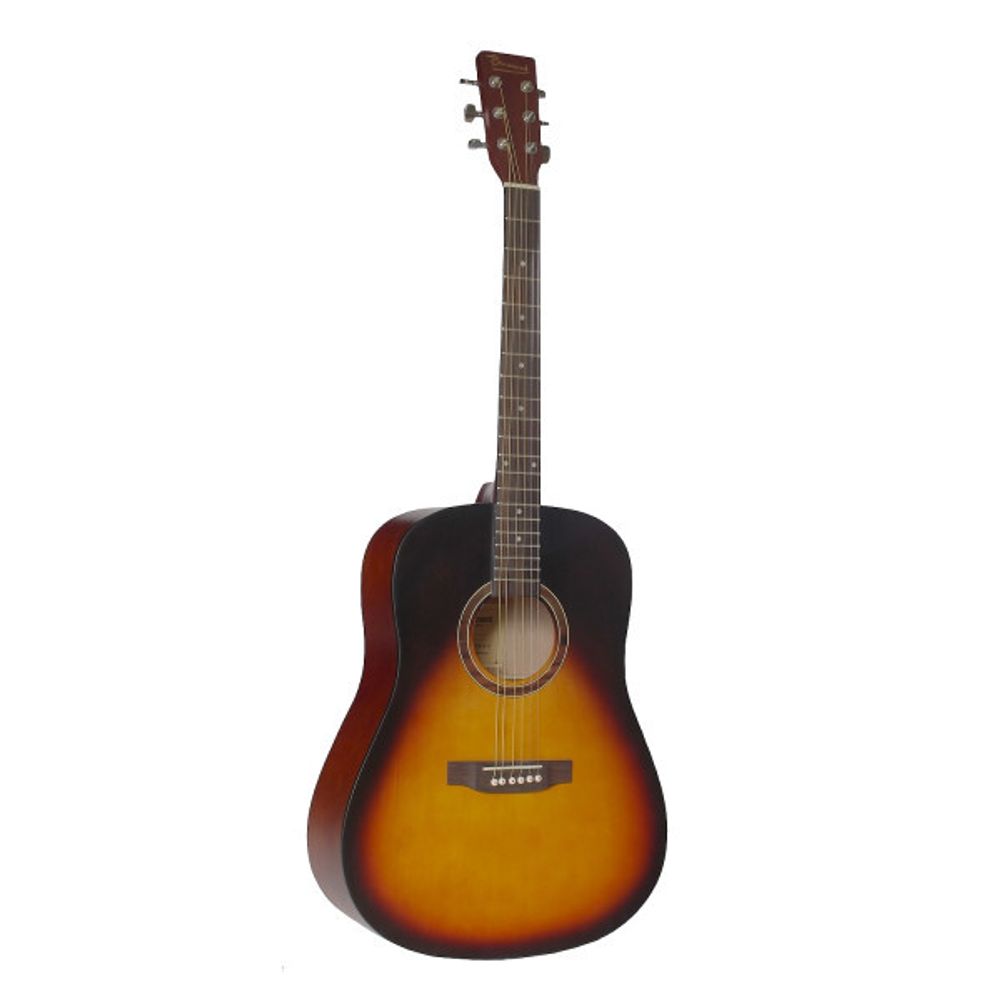 BEAUMONT DG80 VS - акустическая гитара, дредноут, корпус липа, цвет скрипичный санбёрст, матовый.