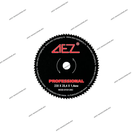 Диск для бензокосы 80-ти зубый(уп.картон) 255х25,4х1,4 серия GENERAL