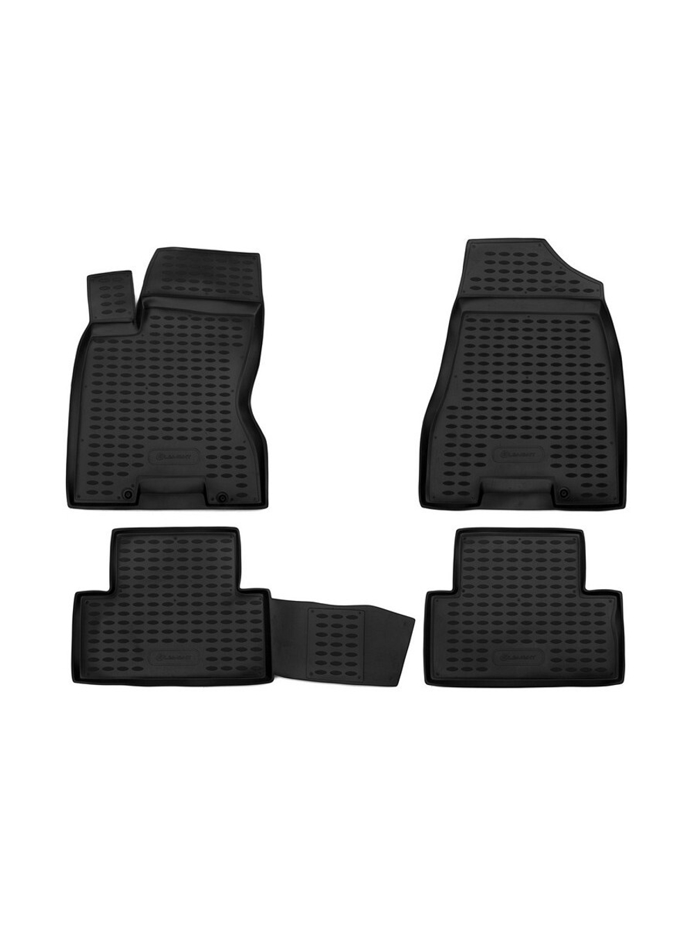Коврики в салон для NISSAN X-Trail T31 (II, IIp), 2007-2013, 4 шт. (полиуретан) NLC.36.20.210