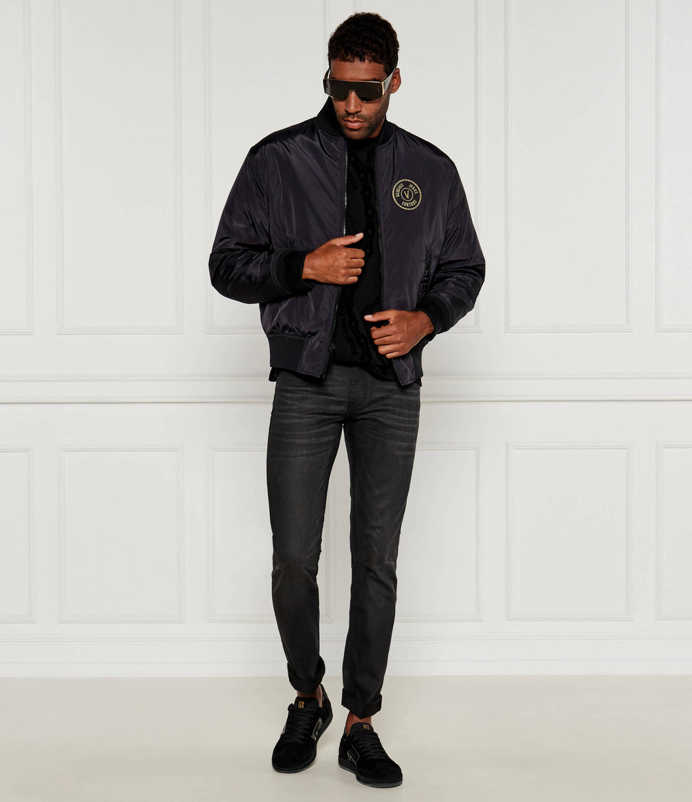 Двухсторонняя куртка бомбер Versace Jeans Couture - черный(77GASD07CQD54)