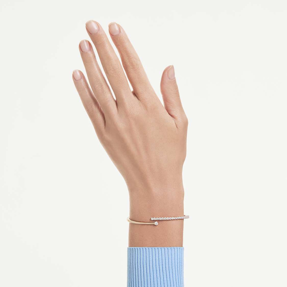 MATRIX:BANGLE OPEN WHITE/ROS S