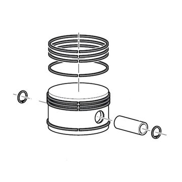 Поршень 1-й ступени Coltri MCH-16-18 комплект