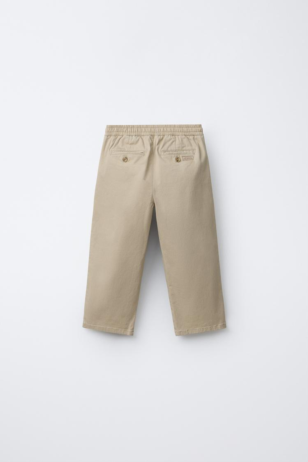 ZARA БАЗОВЫЕ БРЮКИ ЧИНОС, БЕЖЕВЫЙ