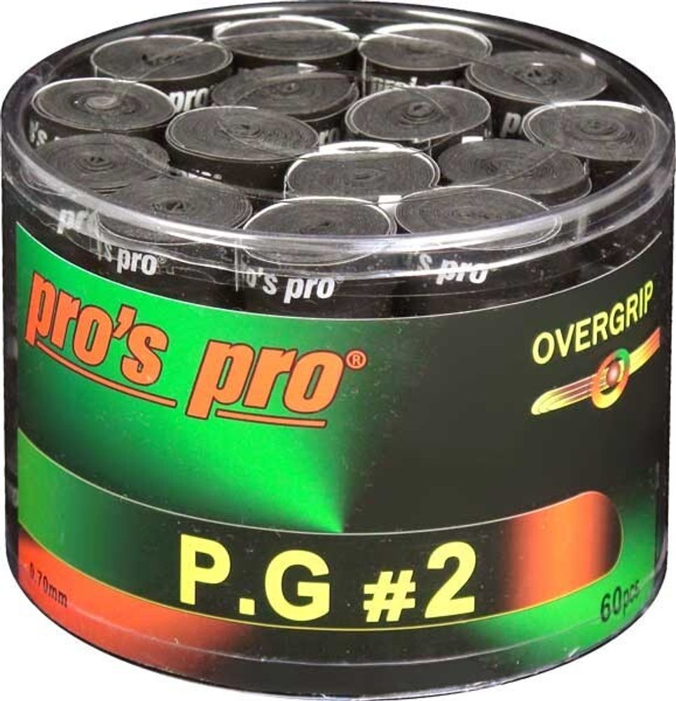 Намотки теннисные Pro&#39;s Pro P.G. 2 60P - black