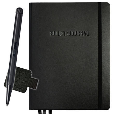 Набор подарочный Leuchtturm1917 Bullet Journal Collector's черный + ручка в подарочной коробке (369716)
