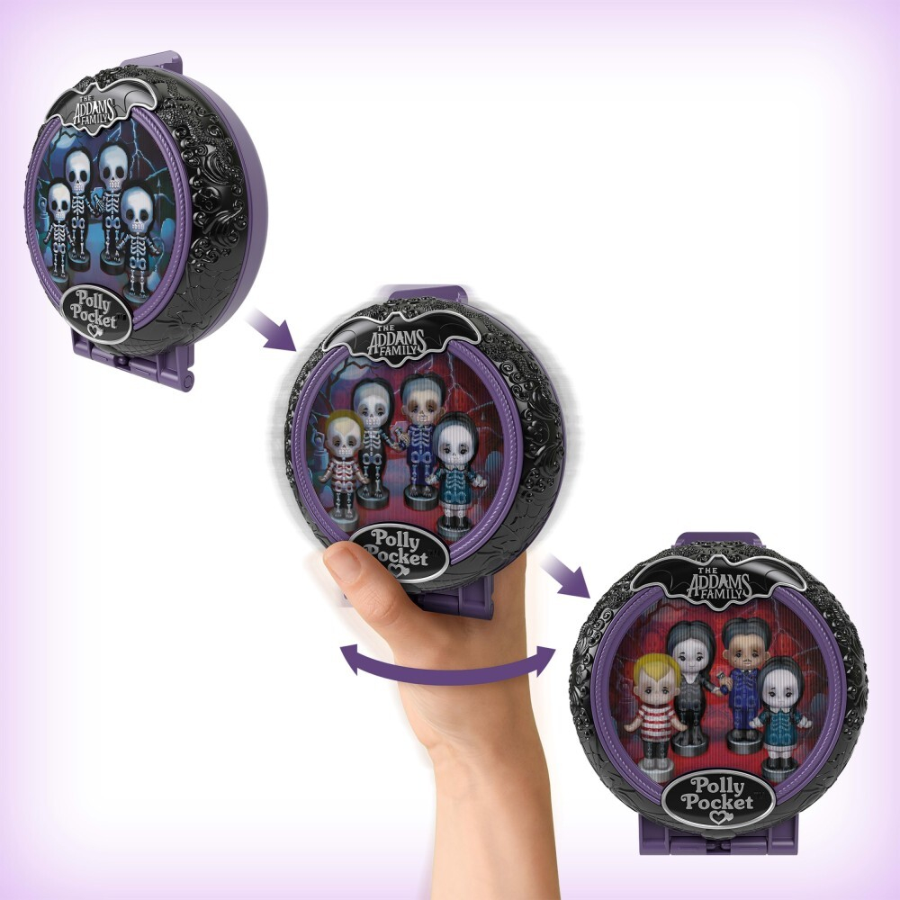 Polly Pocket - ADDAMS FAMILY Коллекционный компактный набор HXW25