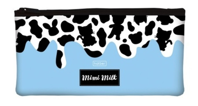 Пенал Hatber 205х110мм на молнии мягкий-Mimimilk Animals- в индив.упак.