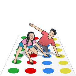 GAEM Игра "Твистер", L160 W0,1 H117 см