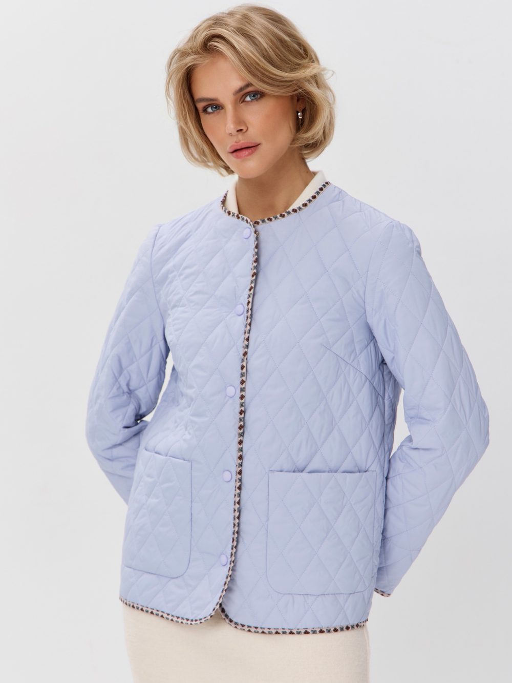 Куртка-жакет стеганая шанель на кнопках