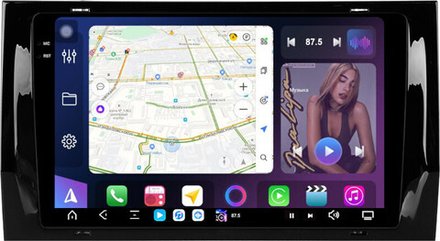 Магнитола для Skoda Kodiaq, Karoq (рамка 9) - FarCar GX9-8184-9 монитор 9.5" 2K QLED на Android 14, TS20, 6+128Гб, CarPlay, 4G SIM-слот