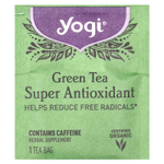 Yogi Tea, суперантиоксидант, зеленый чай, 16 чайных пакетиков, 32 г (1,12 унции)