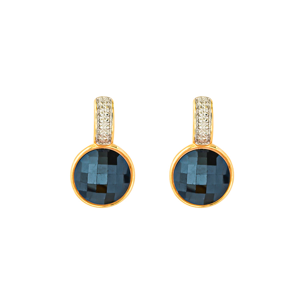 Серьги Possebon Pearl Black Agate A3091.4 BW/G