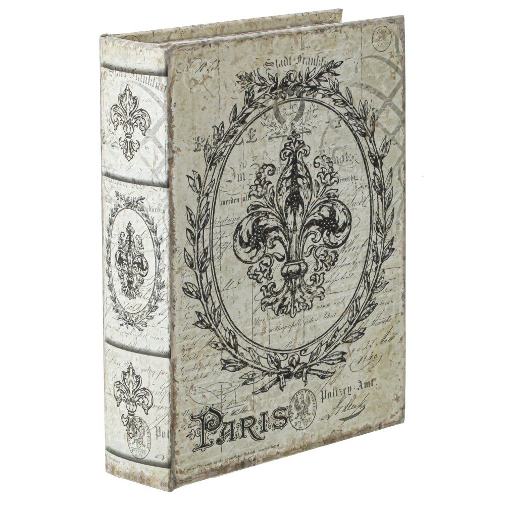 GAEM Шкатулка-книга с кодовым замком, L19 W6 H25 см