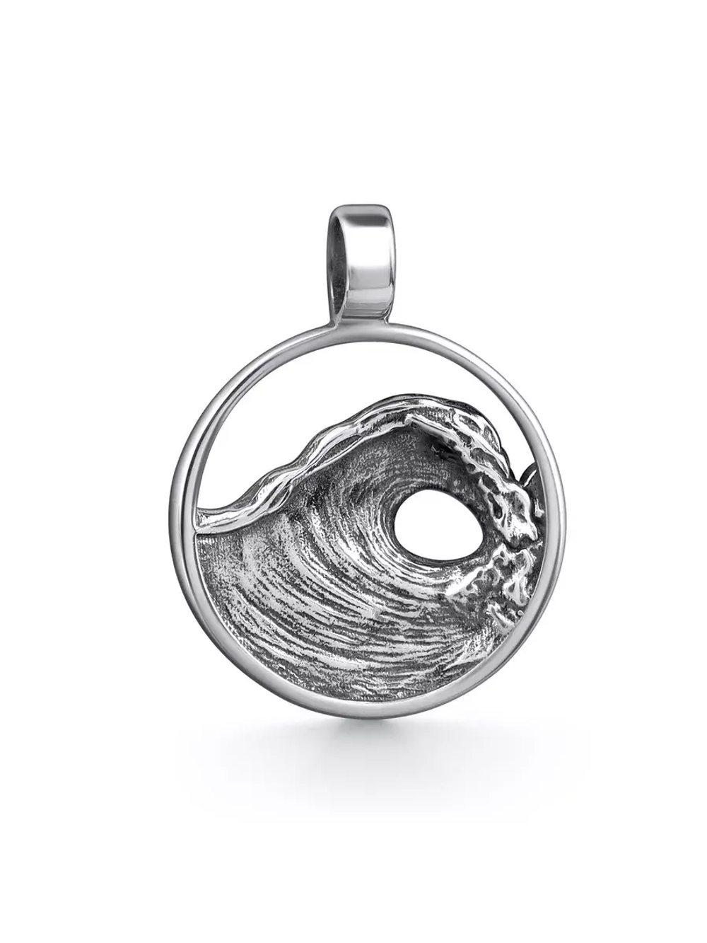 Серебряная подвеска Волна