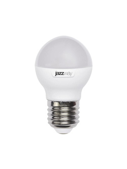 Лампа светодиодная PLED-SP 9Вт G45 шар 3000К тепл. бел. E27 820лм 230В JazzWay 2859631A