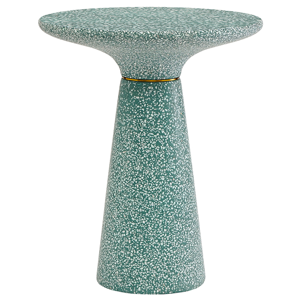 Столик кофейный bayn, D45 см, зеленый