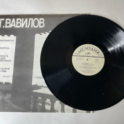 Винтажная виниловая пластинка LP Г. Вавилов, Симфониетта, Триптих, Соната Для Фортепиано, Карельские Напевы (СССР 1979)