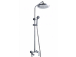 F6125183CP-A3-RUS OPAL С2 Душ колонна со смесителем для ванны/душа (круг лейка хром большая) (к/к 4)