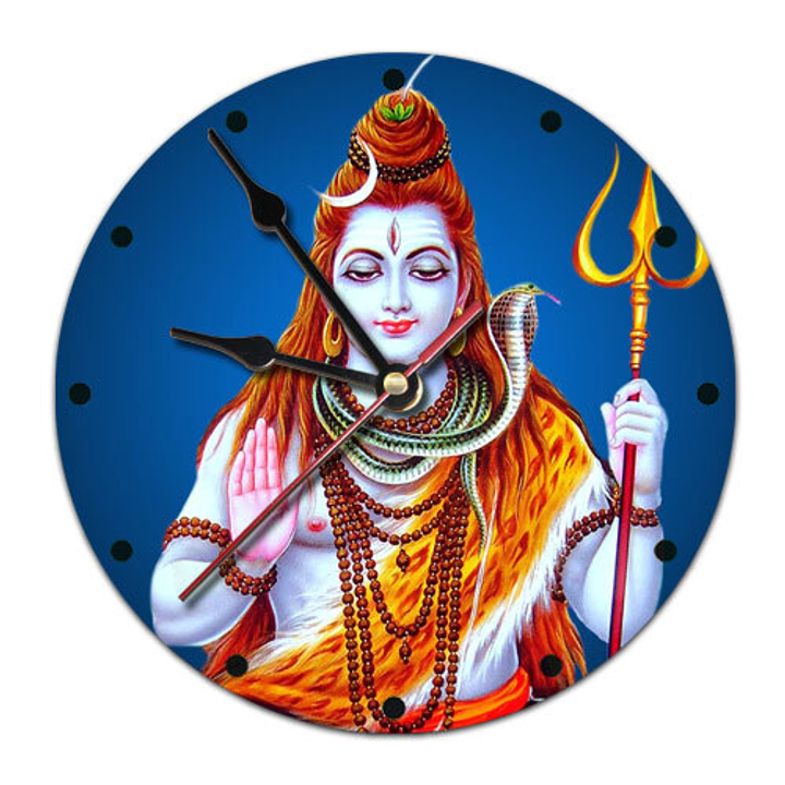 Часы настенные Шива пластик, 20 см 019901