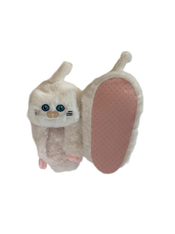 Тапочки детские Лиана, кигуруми Котики, темно-серый, 10-12 лет 21-22,5 см
