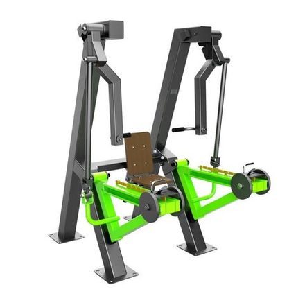 Power-1812.1 Уличный тренажер Жим сидя с переменной нагрузкой ZAVODSPORTA