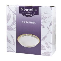Салатник "Красота" d=23см. h=6,5см. v=1500мл. (фарфор) (подарочная упаковка)