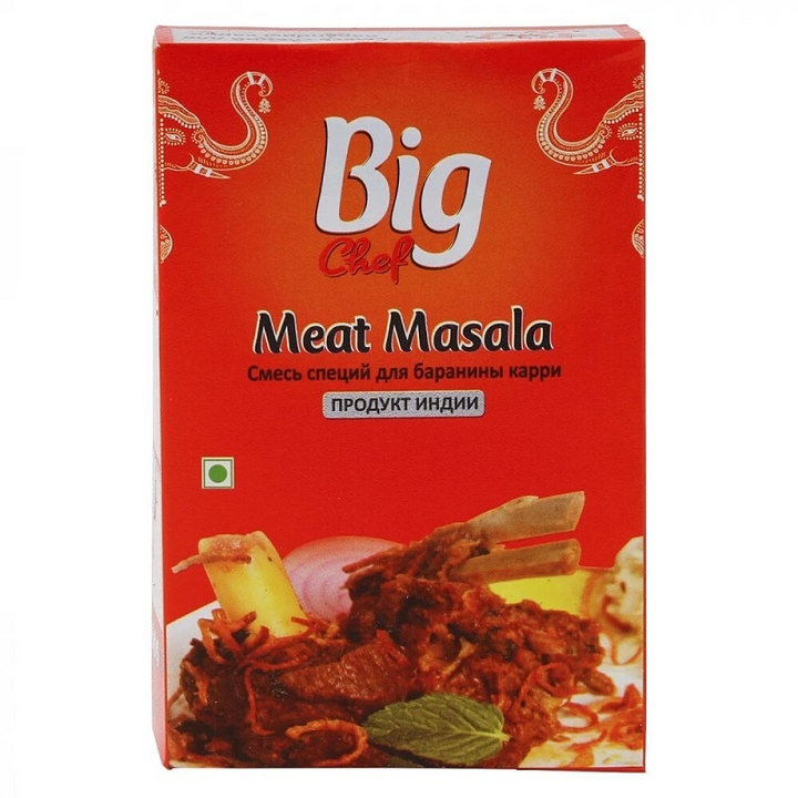 Приправа Big Chef для мяса Meat Masala (Смесь специй для баранины карри) 100 г