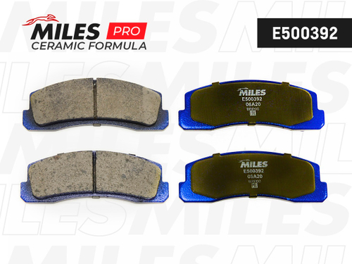 Колодки тормозные передние для ВАЗ 21214, Niva Chevrolet MILES Ceramic