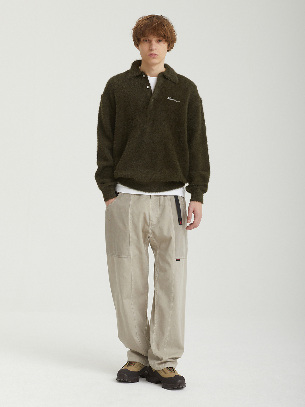 Мужской Свитер Sct-logo Shaggy Knit