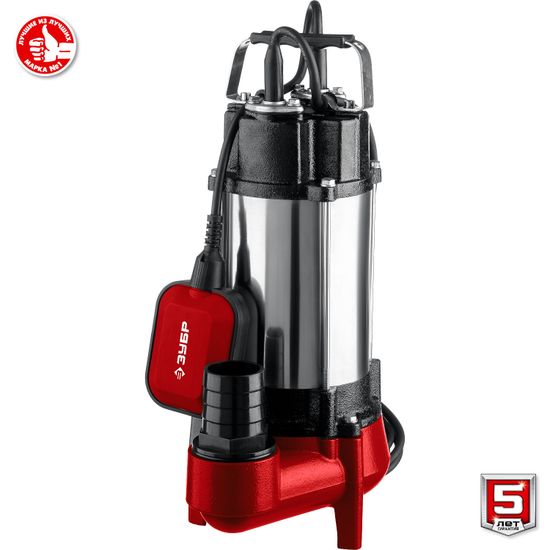 Насос фекальный "ЗУБР" НПФ-450-Р