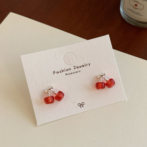 Серьги "Вишни Алые"