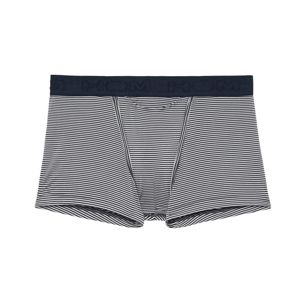 Мужские трусы боксеры в темно-синюю полоску HOM SIMON Boxer Briefs HO1 359850_4000RA