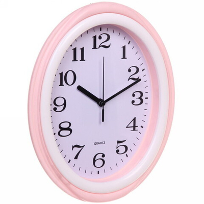Часы настенные «Омелия» розовые 27*22см 621