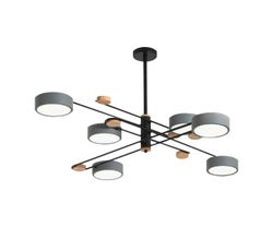 Kink Light 07648-6,16(4000K) Люстра Рапис серый Led 96W