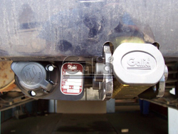 Фаркоп оцинкованный Galia F105A для Ford Galaxy 1995-2000, SEAT Alhambra 1996-2000, Volkswagen Sharan 1995-2000(паспорт и сертификат в комплекте)(без электрики)