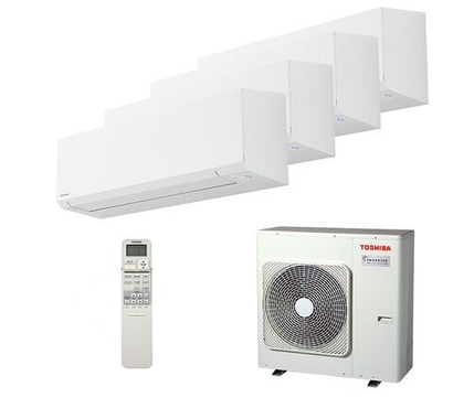 Мульти сплит-система Toshiba на 4 комнаты (20+20+20+20 кв.м.) SHORAI