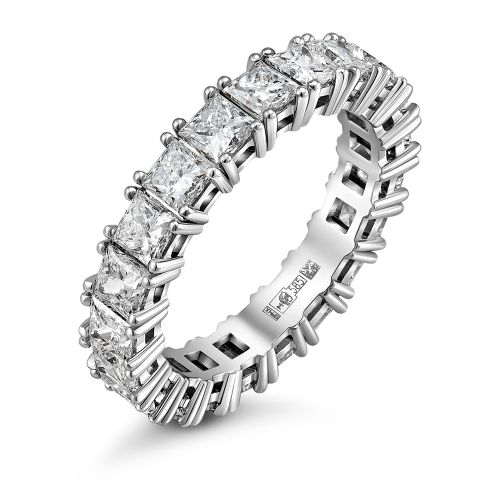 Кольцо с выращенным бриллиантом  3,604 ct